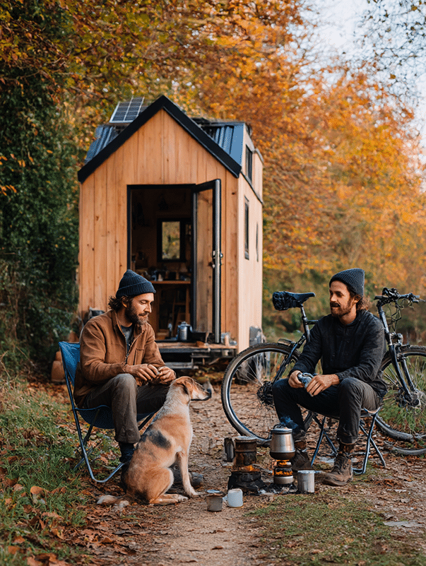 Voyageur en pleine nature